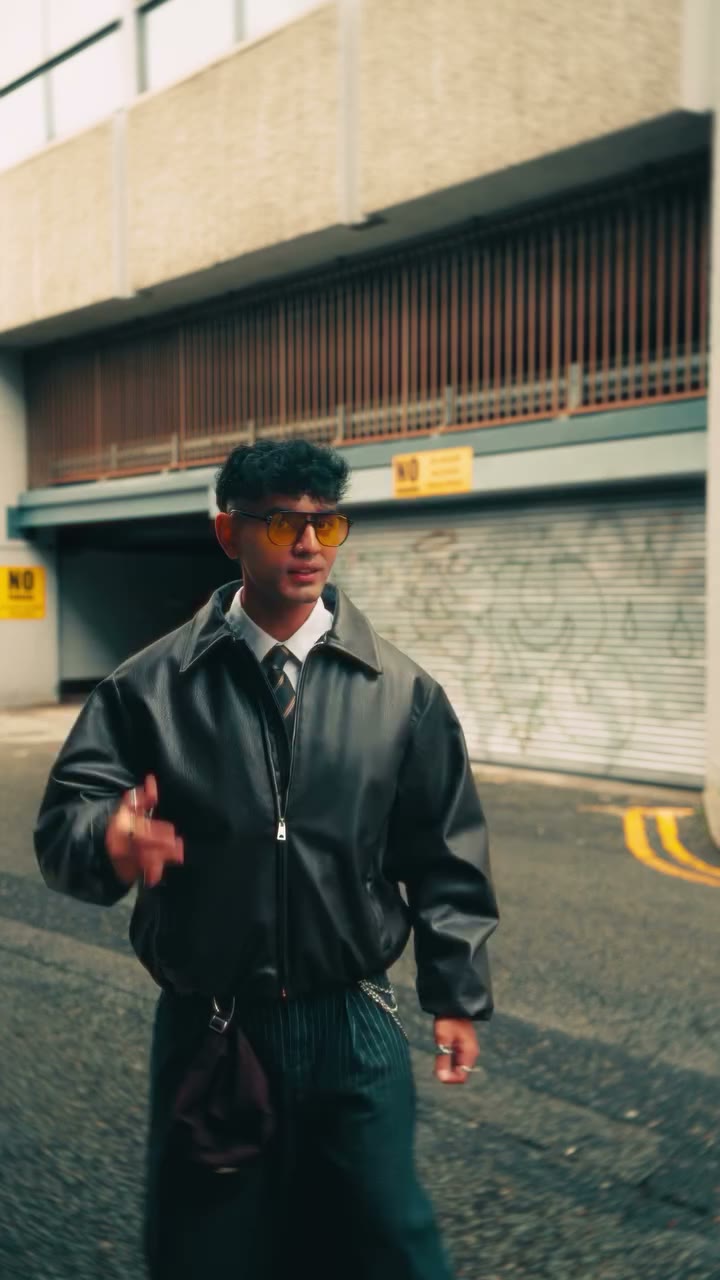 How we pull up in Smart Style 🕶️ #fitcheck #leatherjackets #fashionfilm…
