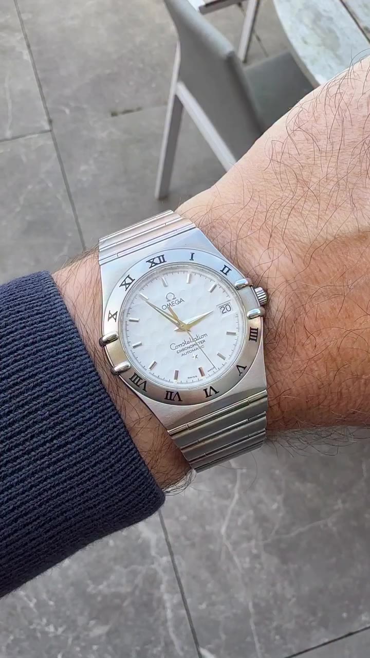 Wearing the Omega Constellation’95 “Ernie Els” (golf) Limited Edition today…