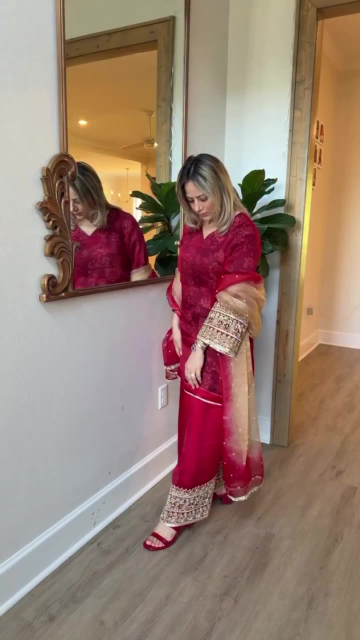 Desi nazakat, all wrapped in a red that speaks for itself. From the intricate…