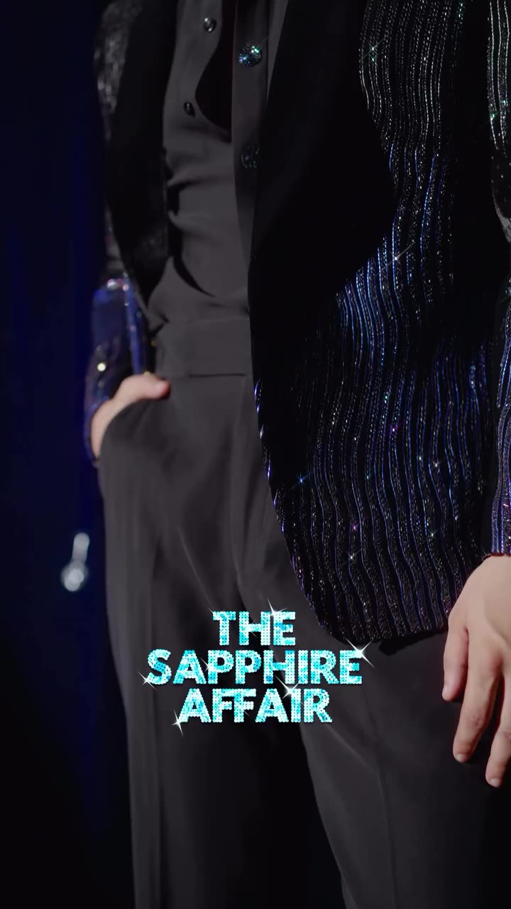 Meet The Sapphire Affair, deep blues, shimmering sequins, dreamy ombré and…