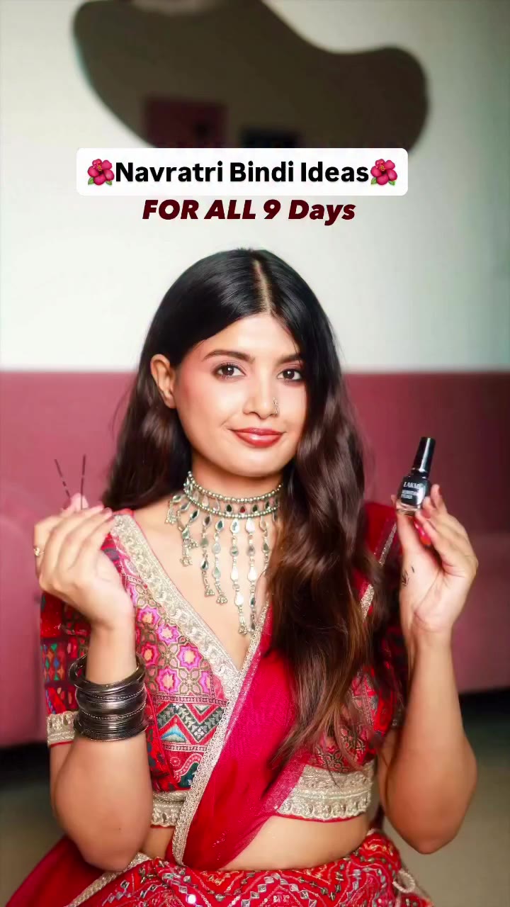 Navratri Bindi ideas🌺✨ . . Navratri, garba, garba nights, garba outfit, bindi…