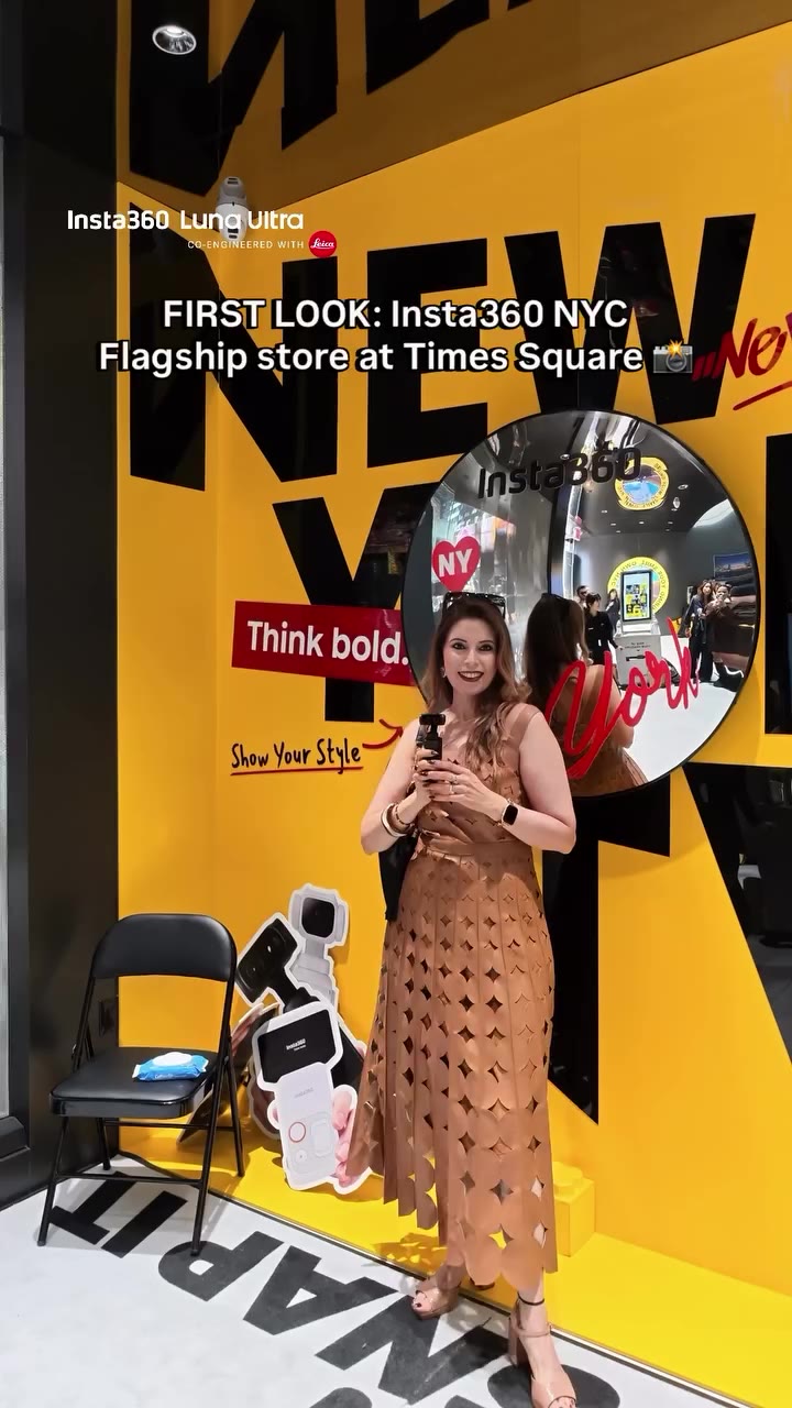 They gave away actual GOLD at Insta360’s Times Square grand opening! Missed…
