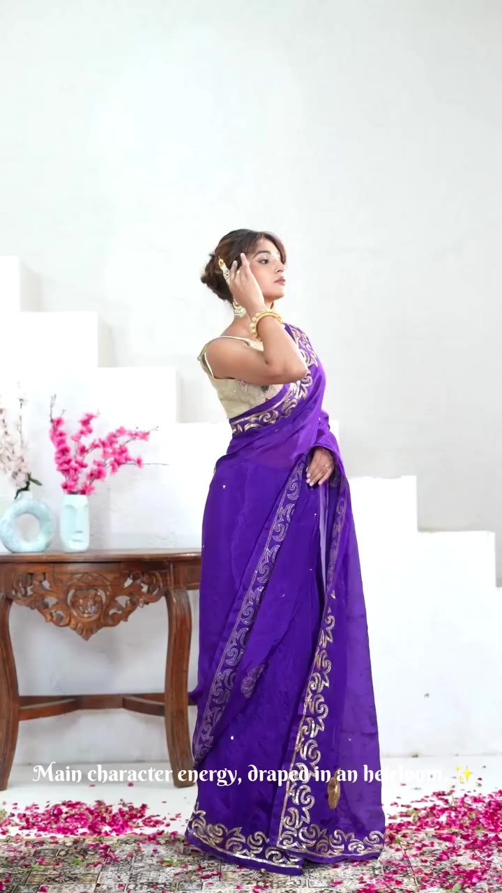 A true heirloom gem for modern Brides- A colour to be part of the wedding…