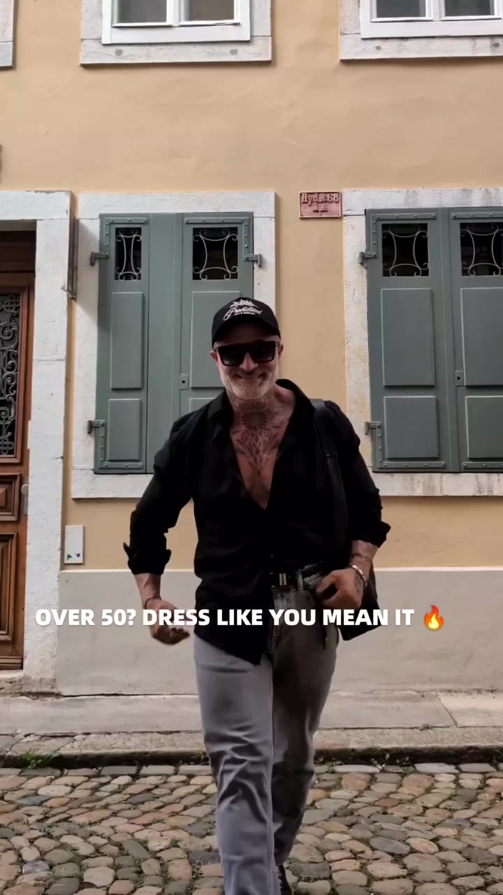 Over 50. Still setting the tone. 😎🔥 Save the look. Steal the attitude. 🖤…