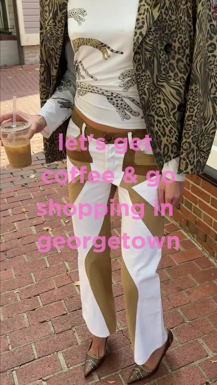 let’s go shopping. i’ll buy vintage Roberto Cavalli. Isabel’s entire outfit is…