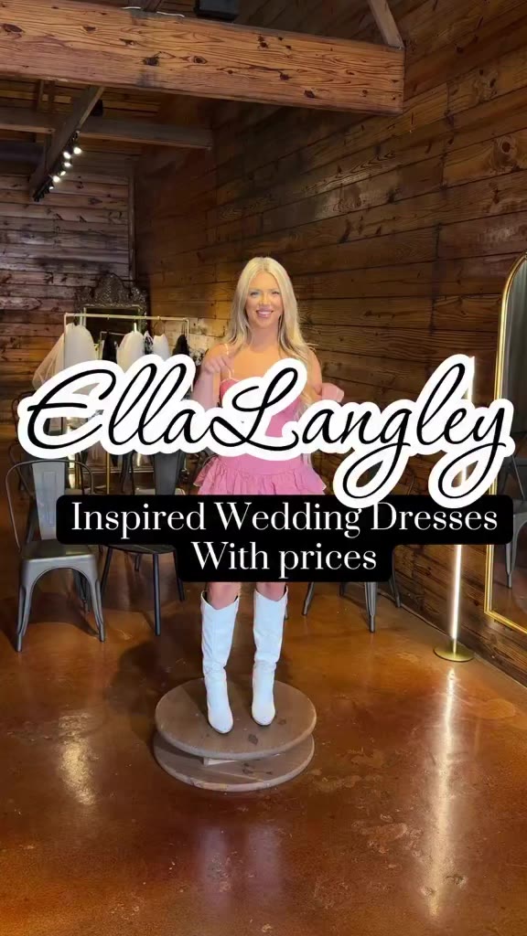 POV: Ella Langley is on your wedding playlist… so obviously the dress has to…