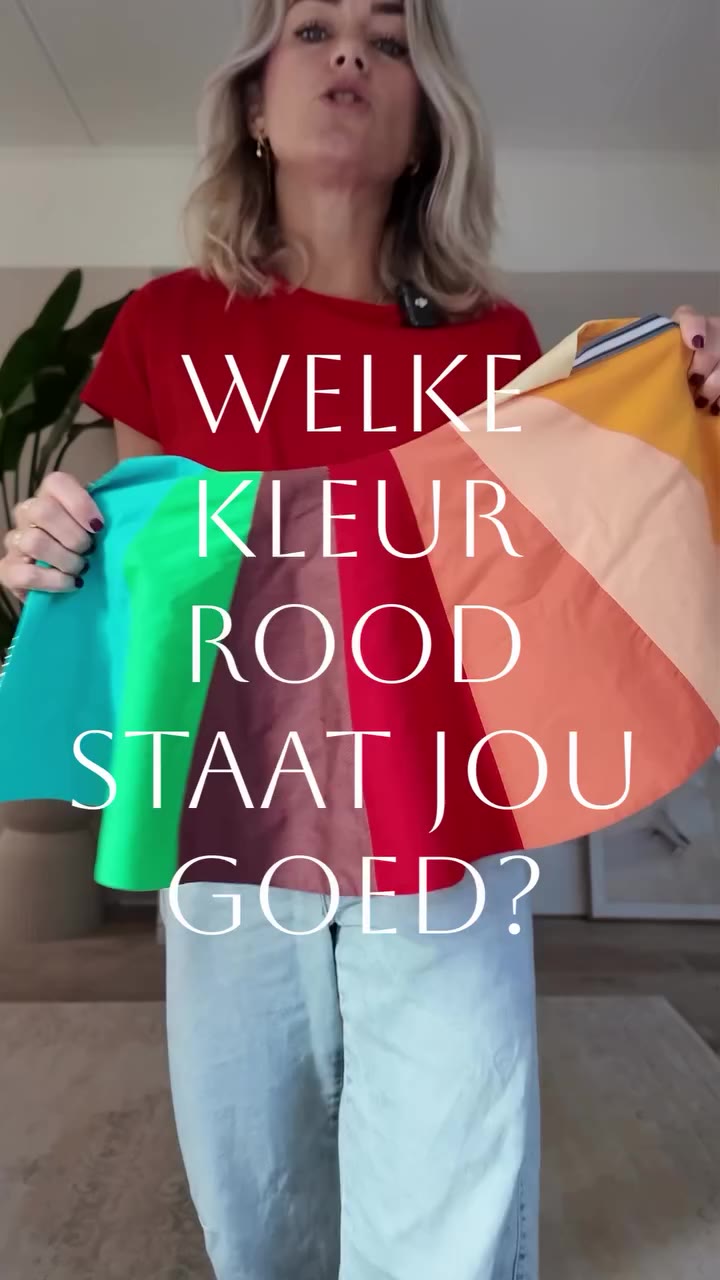// VANDAAG IS ROOD ❤️ // AD Als kleuradviseur krijg ik vaak de vraag welke…