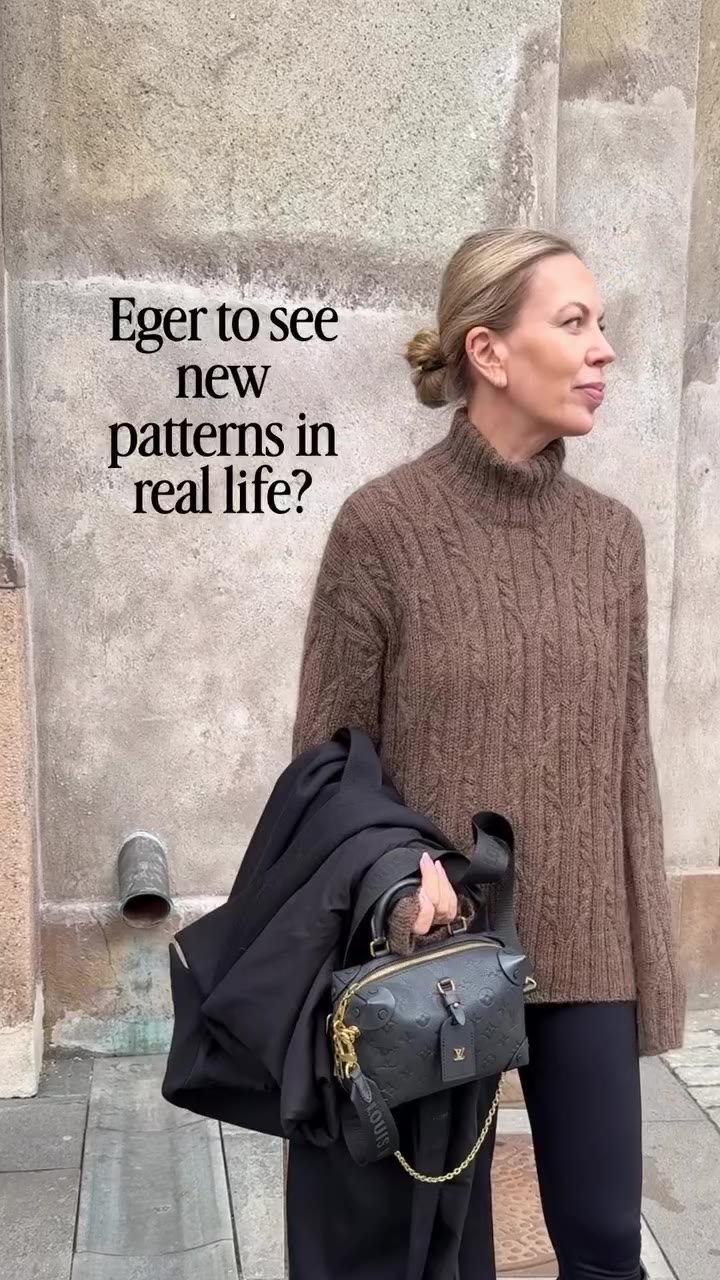 Can you spot the detail I’m proudest of in this sweater? Here’s what the Linda…