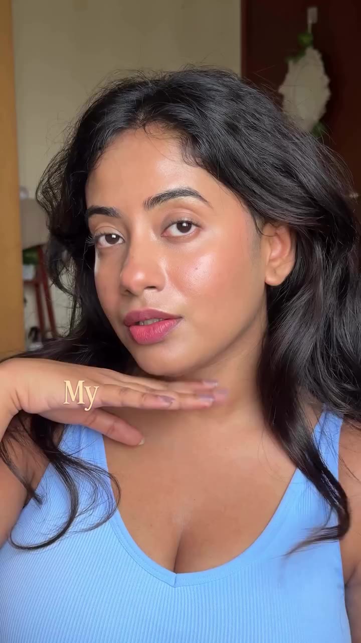 Dewy makeup starts with dewy skin ✨💧 My everyday glow combo with House of Hur…