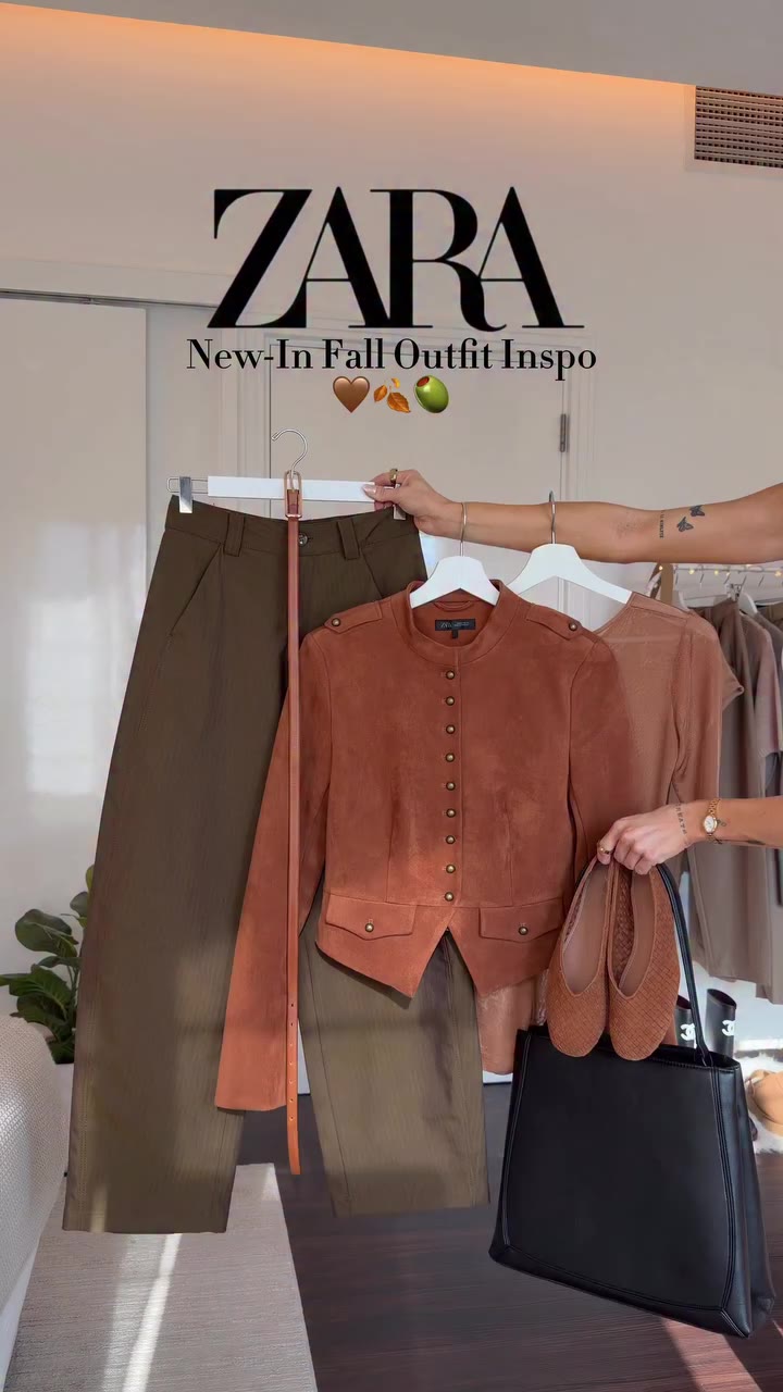ZARA NEW-IN FALL OUTFIT🤎🍂🫒 comment „SHOP“ and I’ll send you a DM with all…