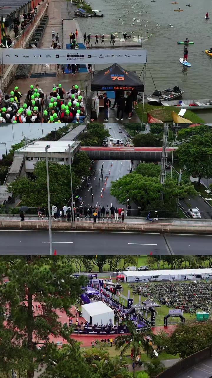 Foi incrível, @brasilironman. Finalizando o IRONMAN 70.3 São Paulo.