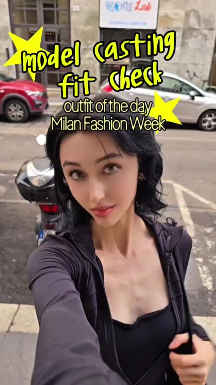 Rate my model casting ootd! All black casting fits scream modelcore to me 🖤…