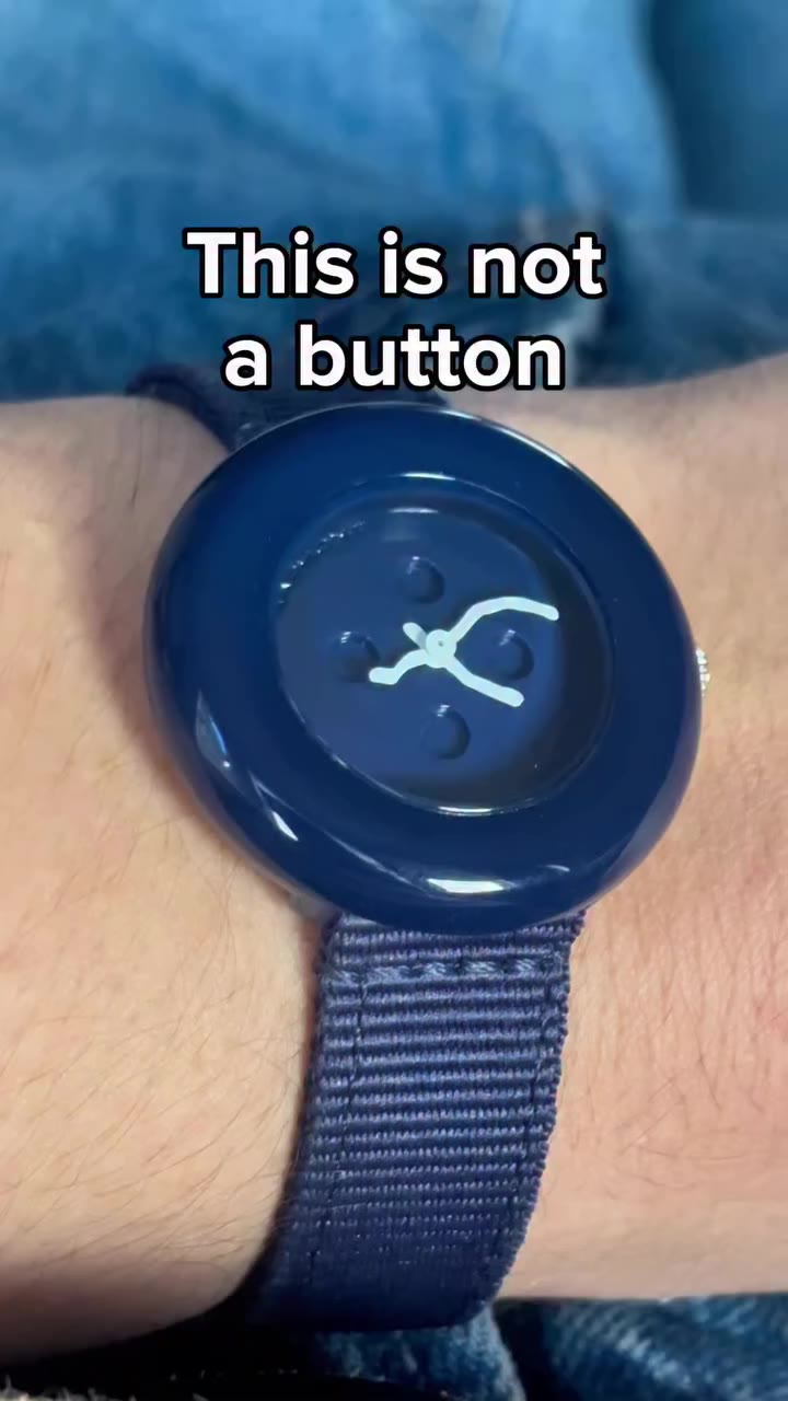 Our new Button Watch in Navy! After almost a year of revisions it is finally…