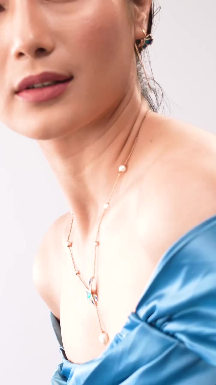 Grace in every flutter, blue enamel in every detail! Give your everyday stack…
