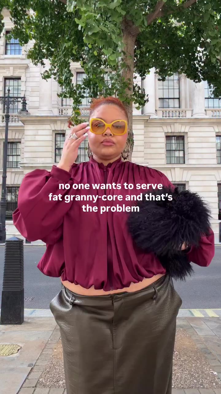 everyone wants to be hot, accept the granny in you once in a while x #lfw