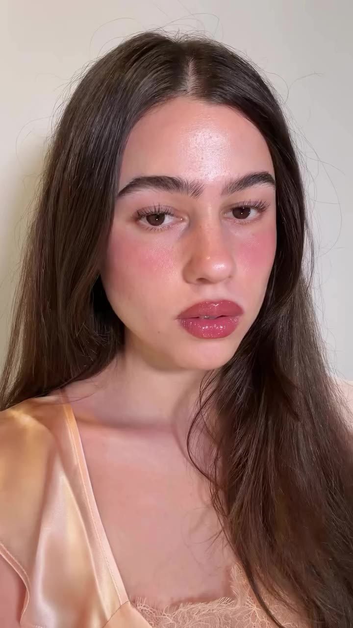 Soft, rosy, romantic—the kind of look we’ll be repeating all season long. And…