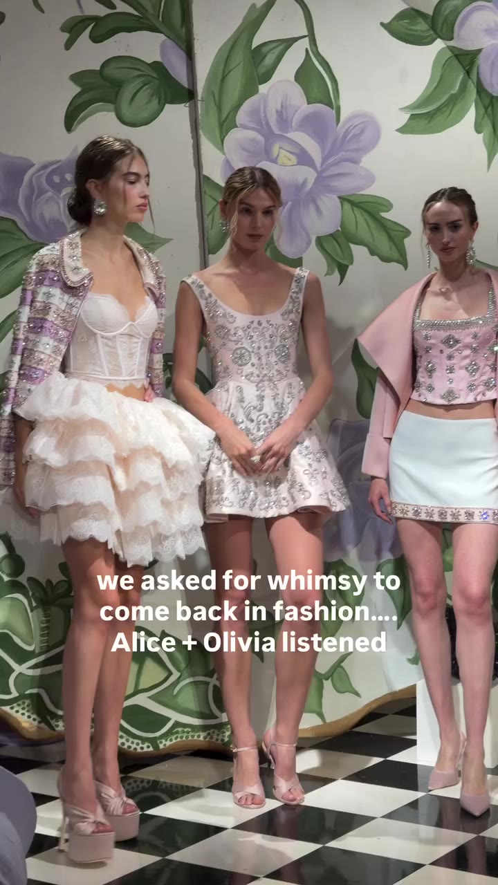 @aliceandolivia spring/summer ‘27 𝓉𝒽𝑒 𝑒𝓃𝒸𝒽𝒶𝓃𝓉𝓇𝑒𝓈𝓈 brought…