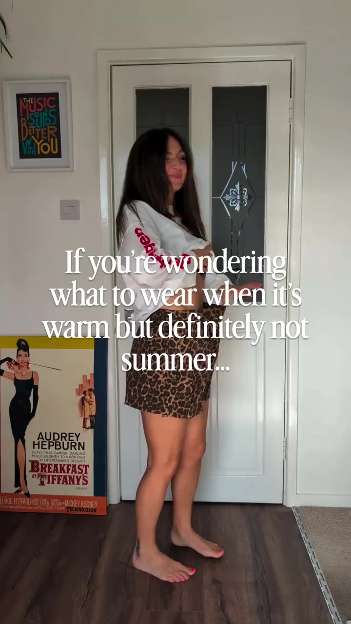 If you’re not ready to give up summer dressing but it’s definitely not summer…