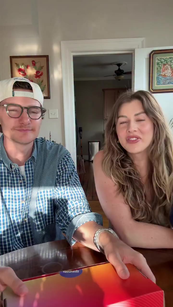 welcome to mitch and brit’s taste test 😋 verdict pending on which @moshlife…