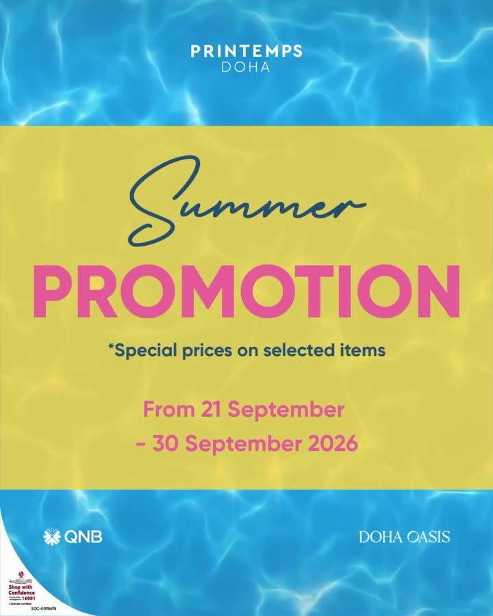 Enjoy more time to shop our Summer Promotion, now extended until 30 September…