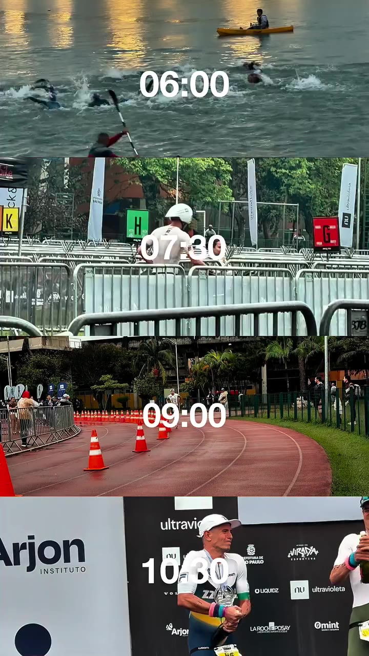 Uma manhã inteira caberia em quantos segundos?🧐 Quem viveu o IRONMAN 70.3 São…