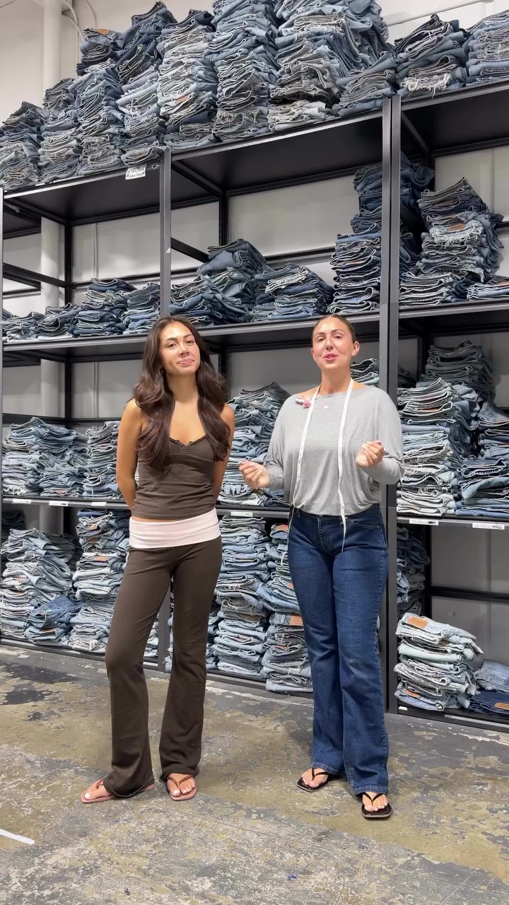 how to get the perfect fit in our 90’s low waist jeans💫