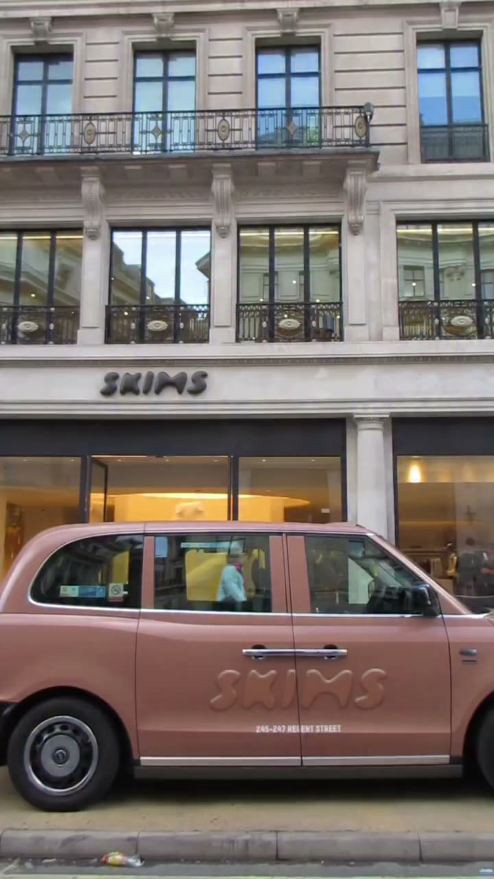 Your ride to SKIMS Regent Street.