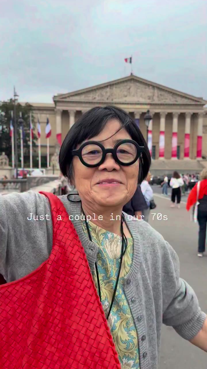 We never thought we would be here in Paris for a special project in our 70s!…