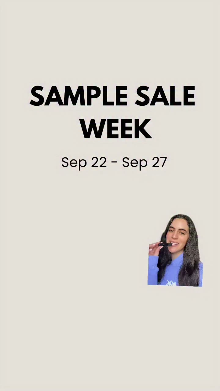 Here’s your weekly list of sample sales happening in NYC (9/22-9/27)!