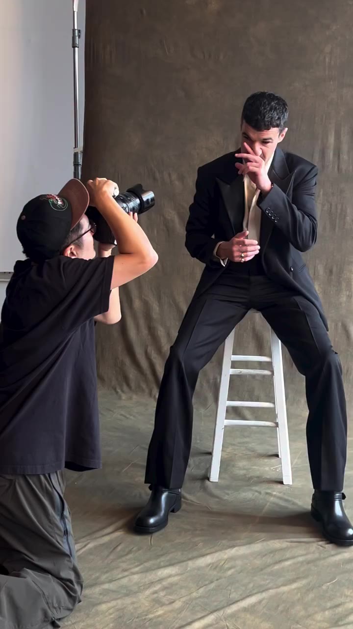 Behind the scenes of Christopher Abbott’s ICON America cover shoot…