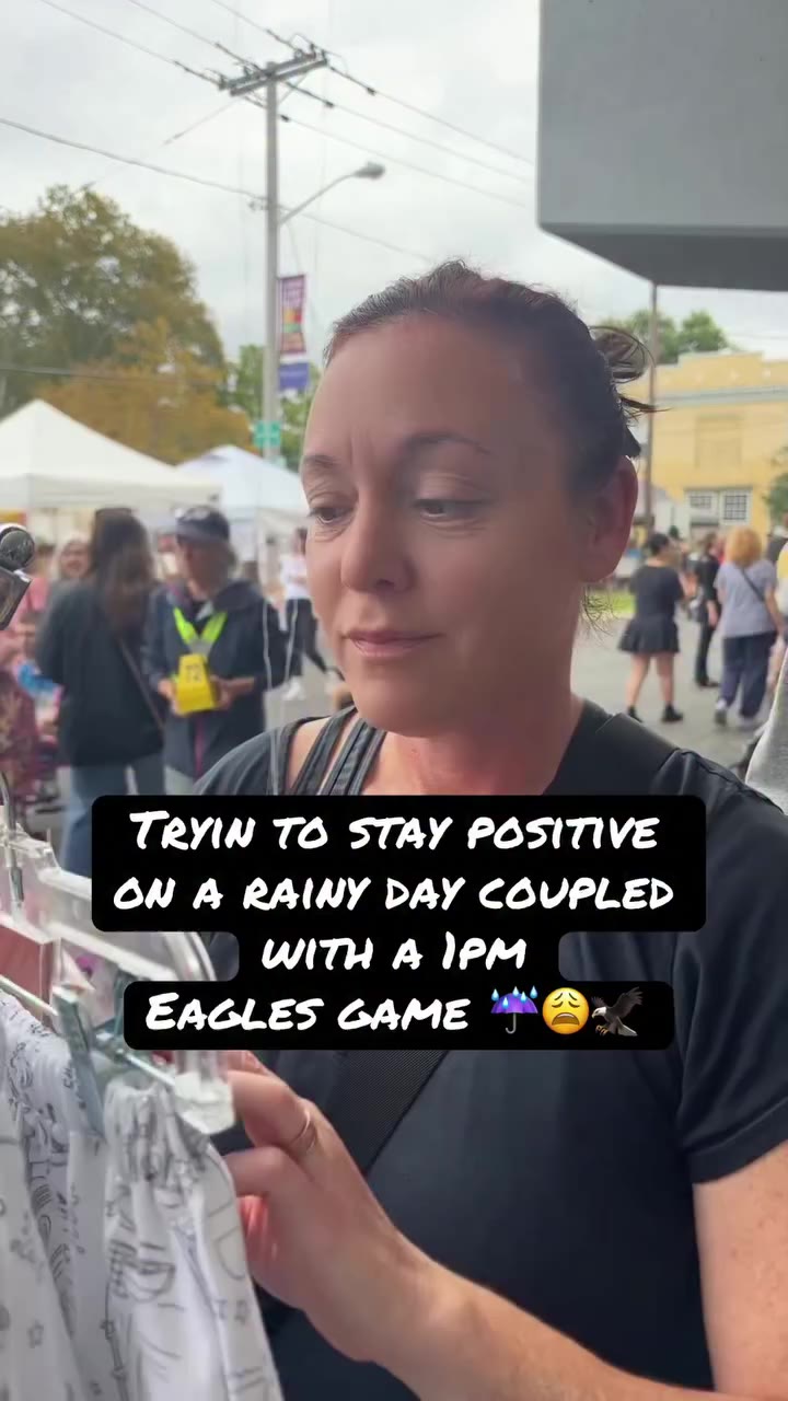 Livin my best carny life out here in Jersey today, battling the rain & a 1pm…
