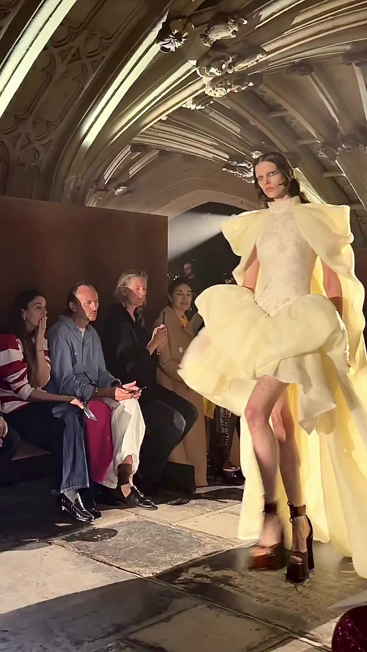 A glimpse of @AlexanderMcQueen, back in London. Creative Director Seán McGirr…