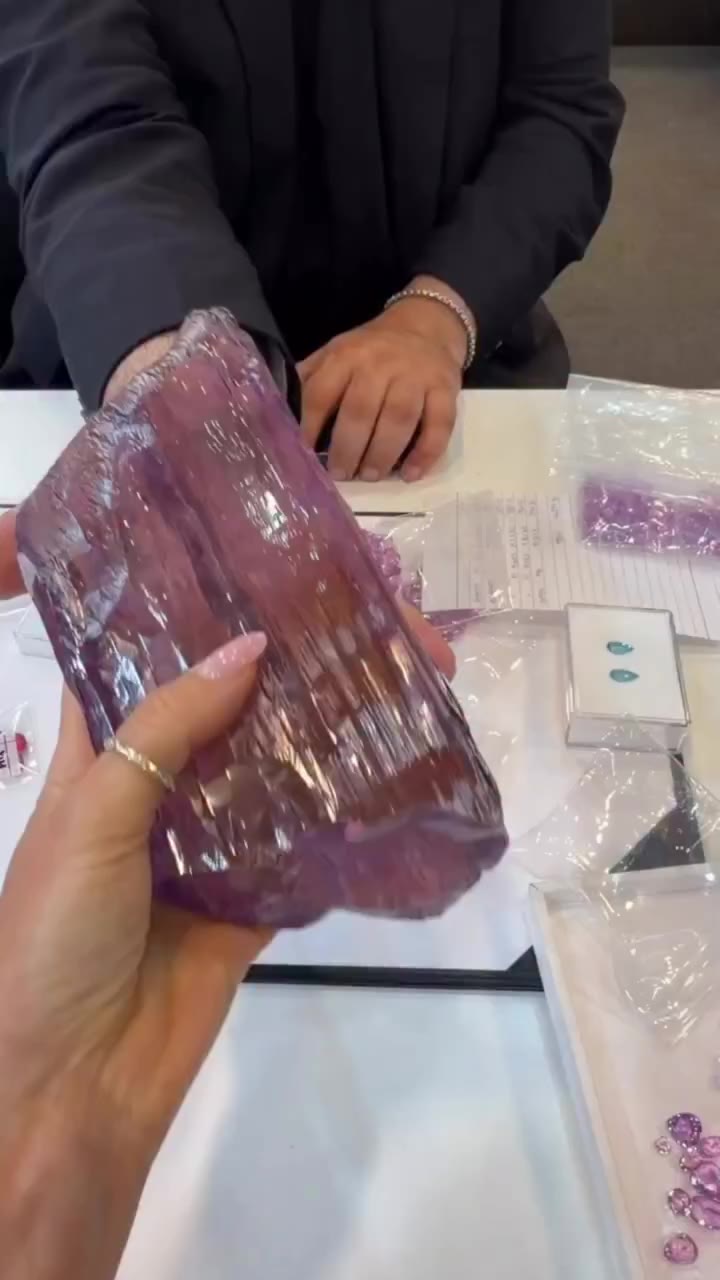 Discovering this untreated kunzite made me giddy, the kind of giddy that…