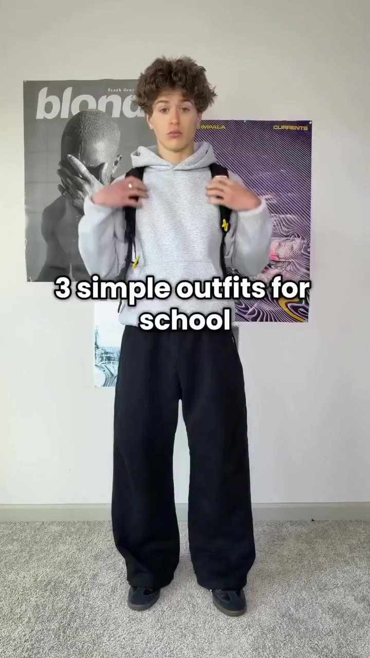 3 Simple Outfits for School 📚 Comment STYLE and I’ll send you my 5 favorite…