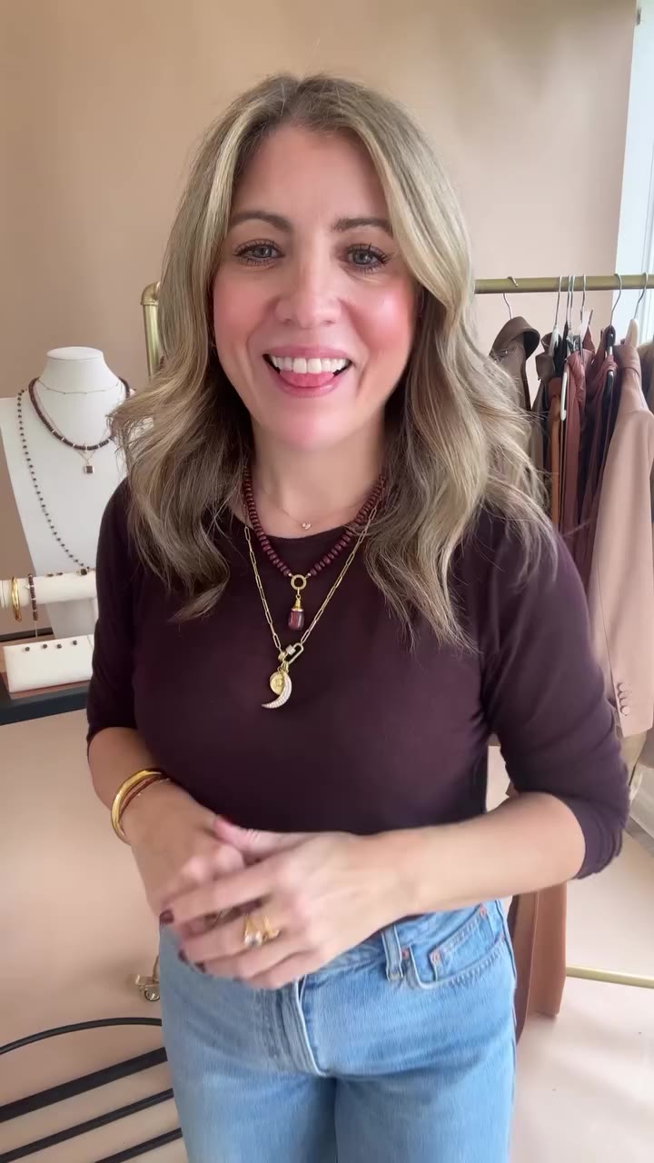 One stone. So many ways to wear it. Sedona Jasper’s deep burgundy hue and warm…