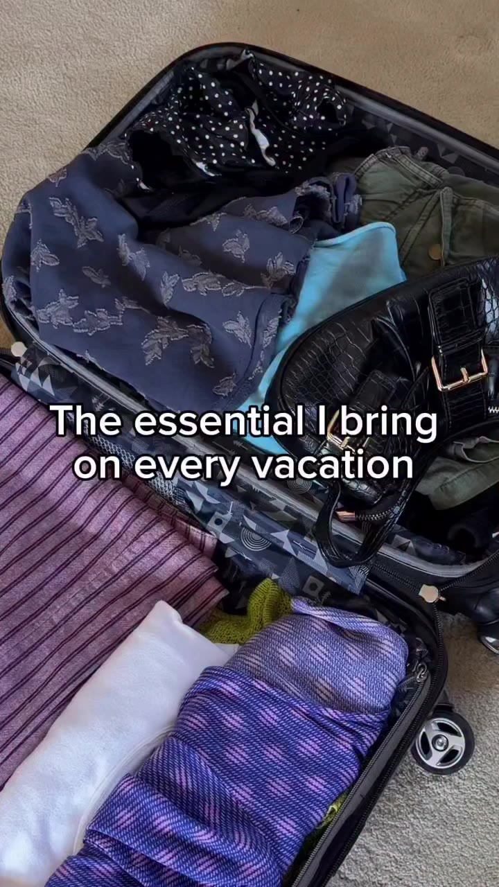 Not officially packed until the shapewear makes it into the suitcase.