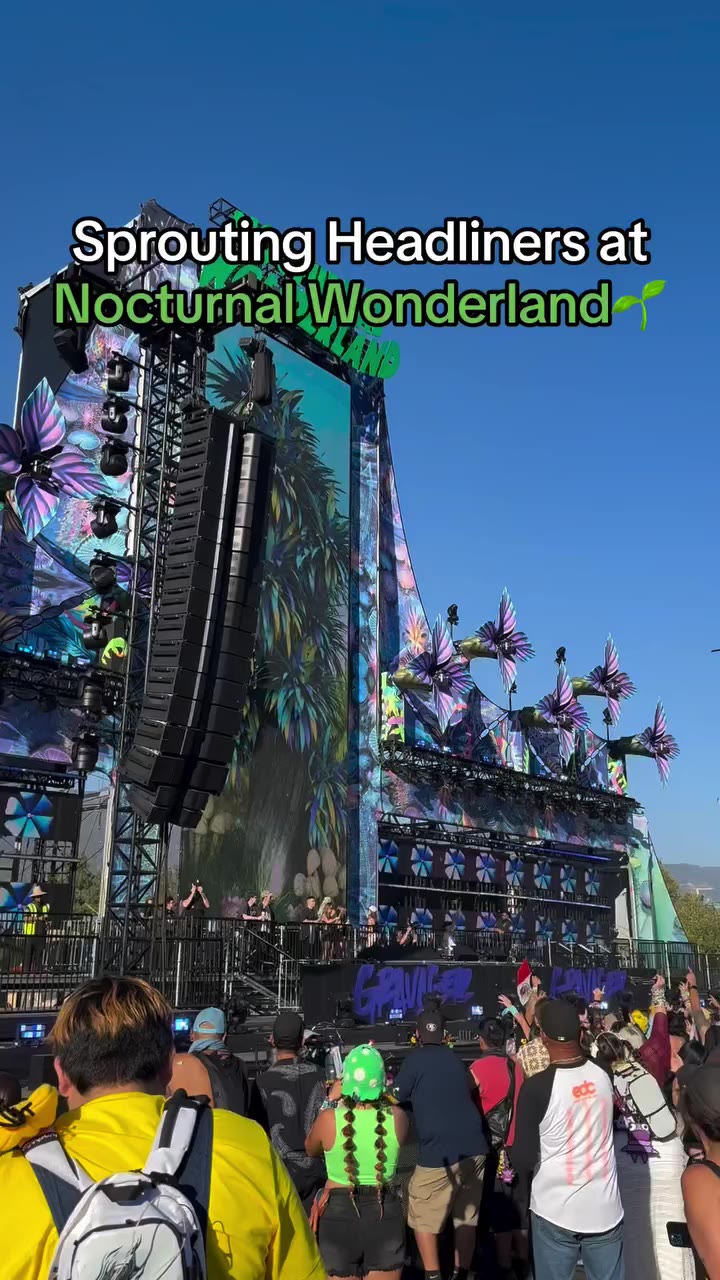 Catching Headliners in full bloom 🌱✨ #NocturnalWonderland, your sprouts are…