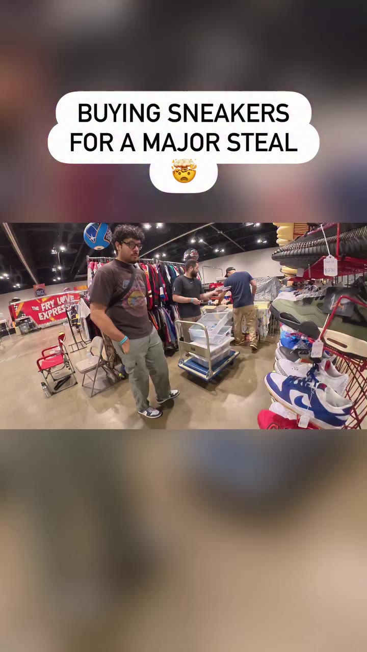 They Were Throwing DEALS At The End 😳 #reels #trending #viral #sneakers #fyp