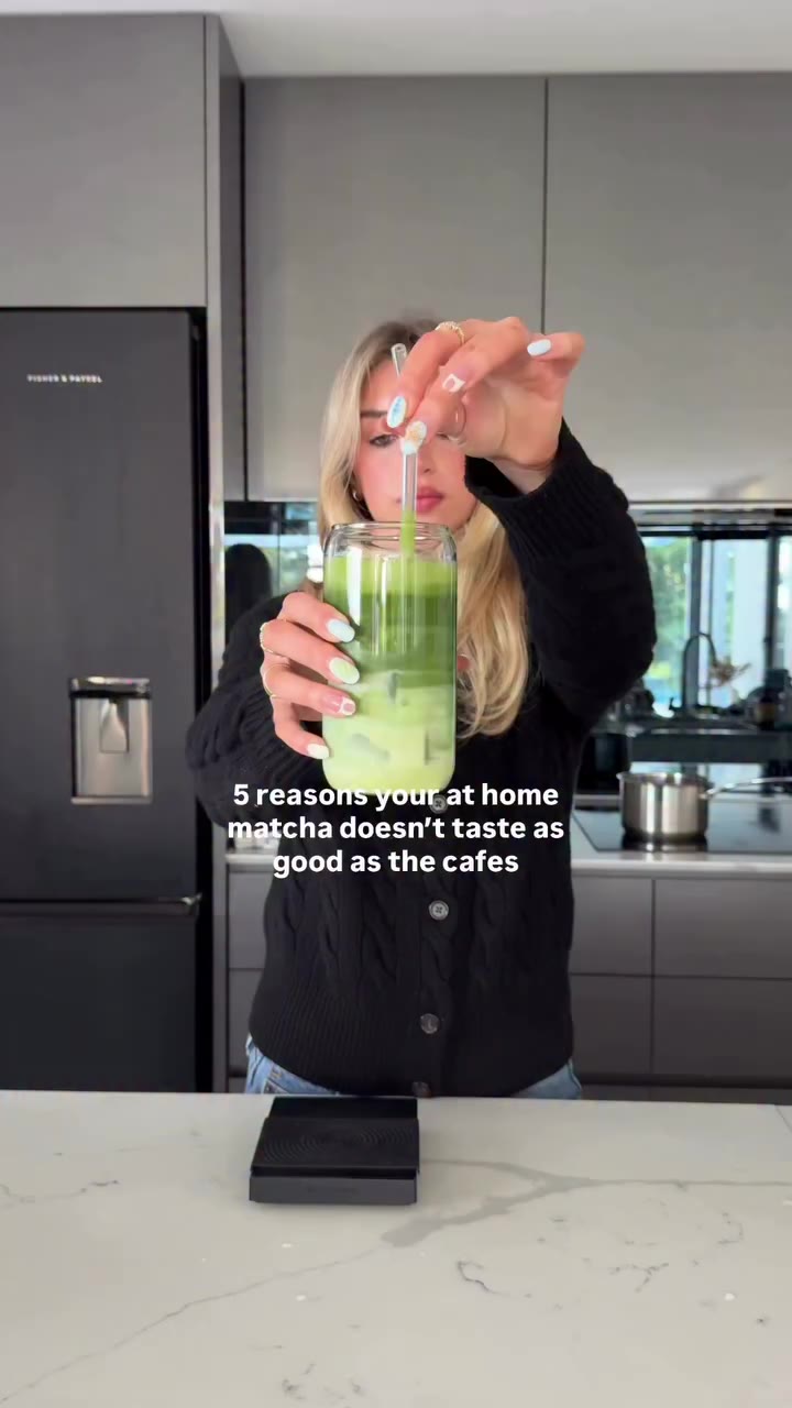 5 reasons your at home matcha might not be as good as the one you order🍵☁️ 1…