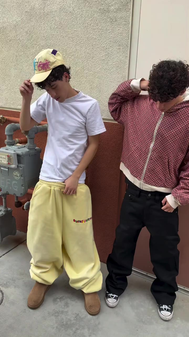 yellow sweats and reversible jacket this friday? - - - PREMADE! #steezdept…