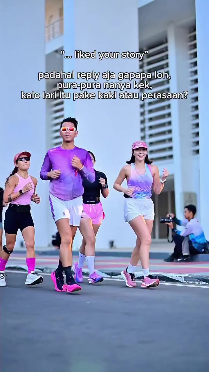 Jadi sebenernya lari itu pake apa sih?