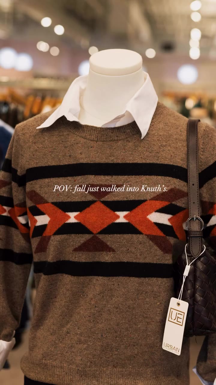 Fall called. Knuth’s answered. 🍂🤎 New arrivals, cozy layers, statement shoes…