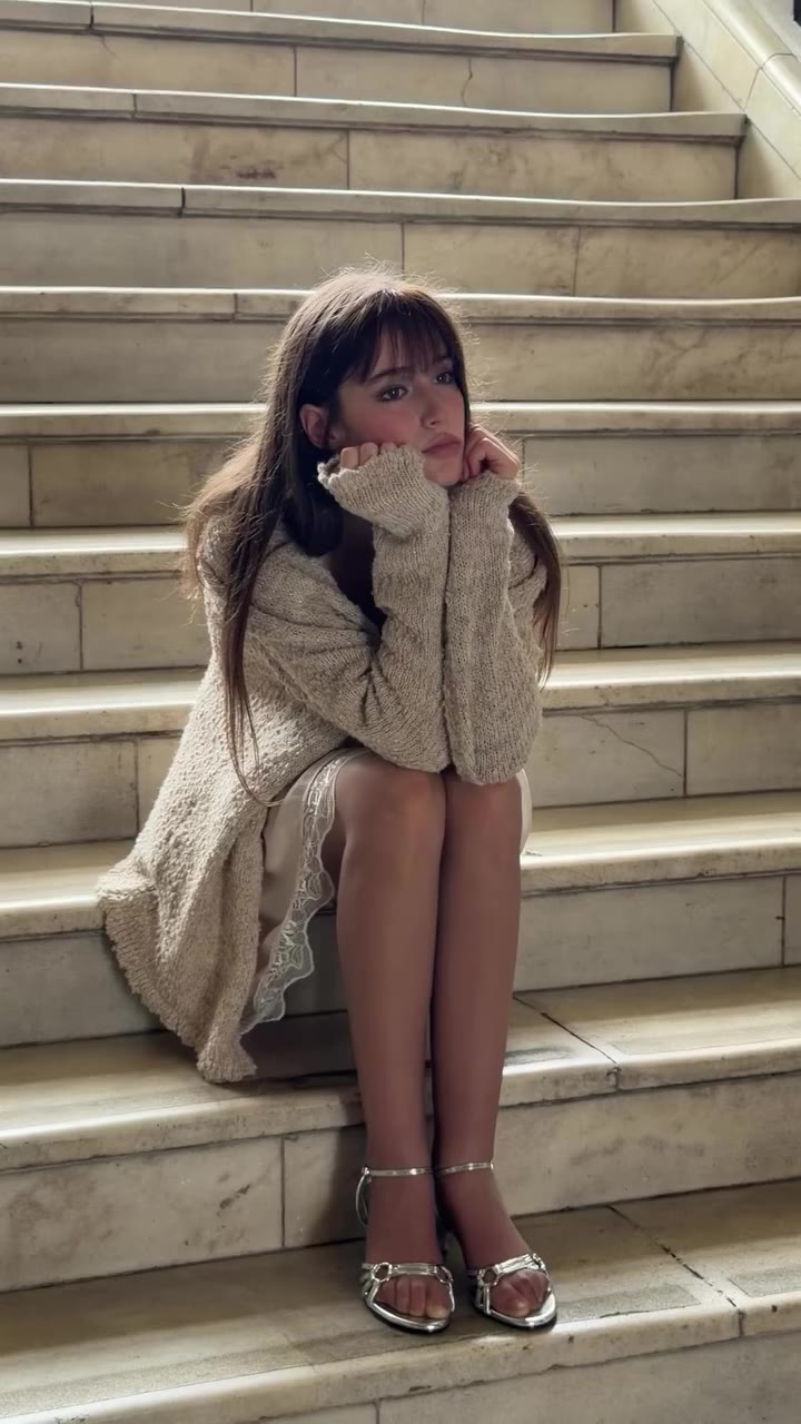 the one you’ve all been loving <3 boucle long cardigan now online ♡
