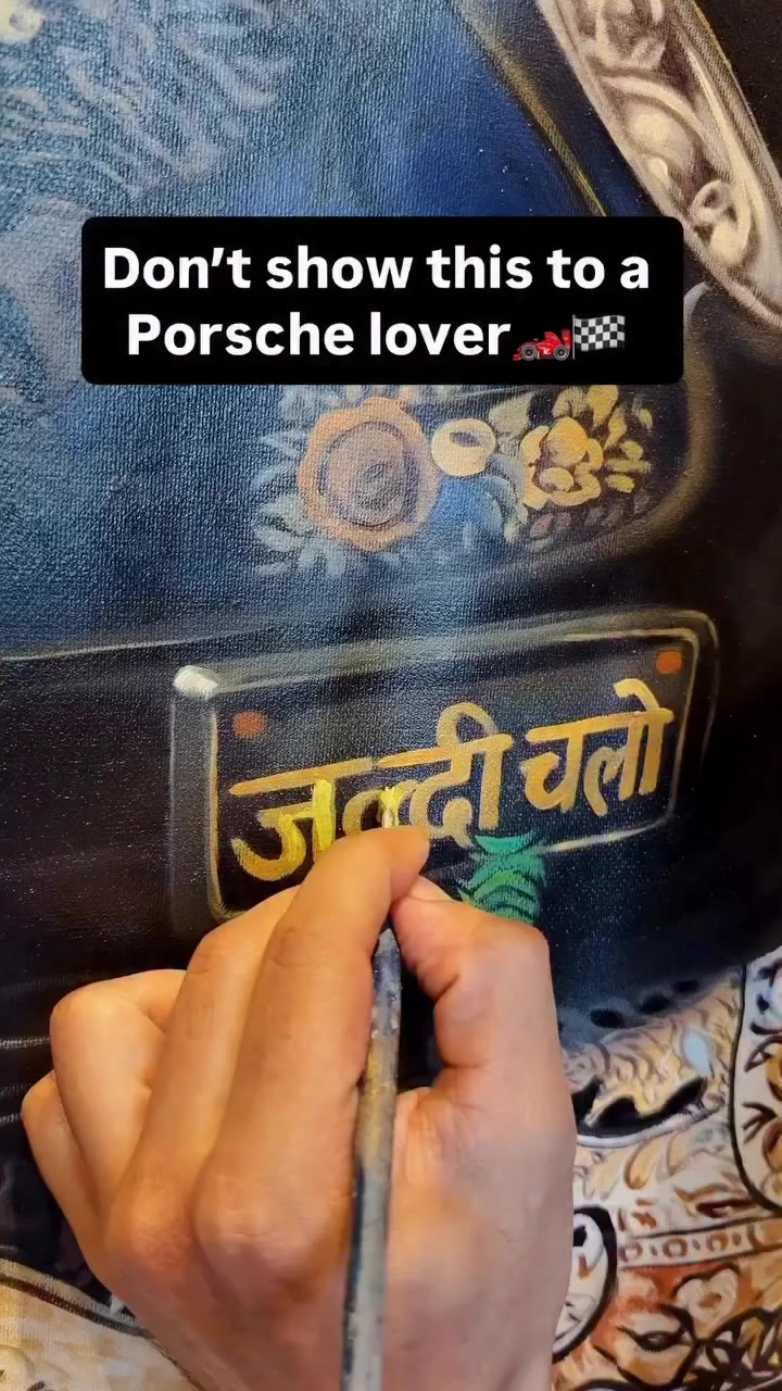 Art but make it Porsche​. Credits: @artbysehgal Capture special Porsche…