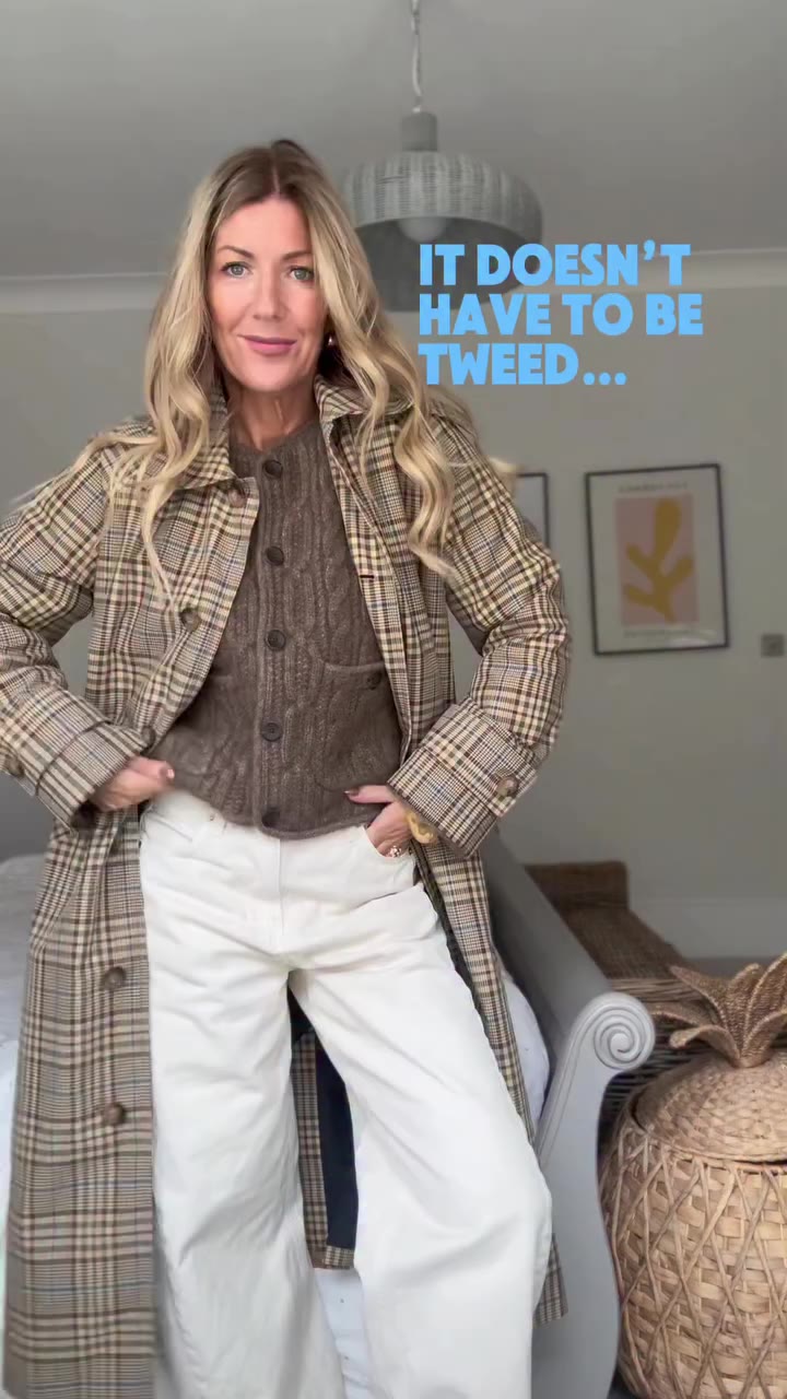 Nope you don’t have to rush out and buy a tweed blazer my friends. The tweed…