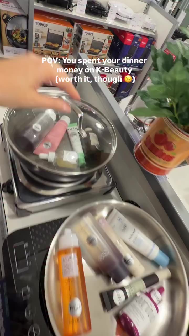 Calories are overrated anyway 😂🍳 We’re cooking K-Beauty instead 🤗 New…