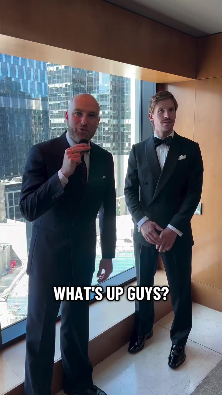 Pre Brownlow with Noah Anderson. Talking through this year’s look before the…