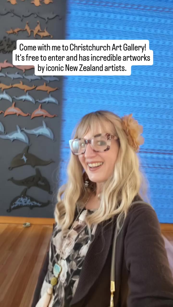 Come with me to Christchurch Art Gallery! It's free to enter and has…