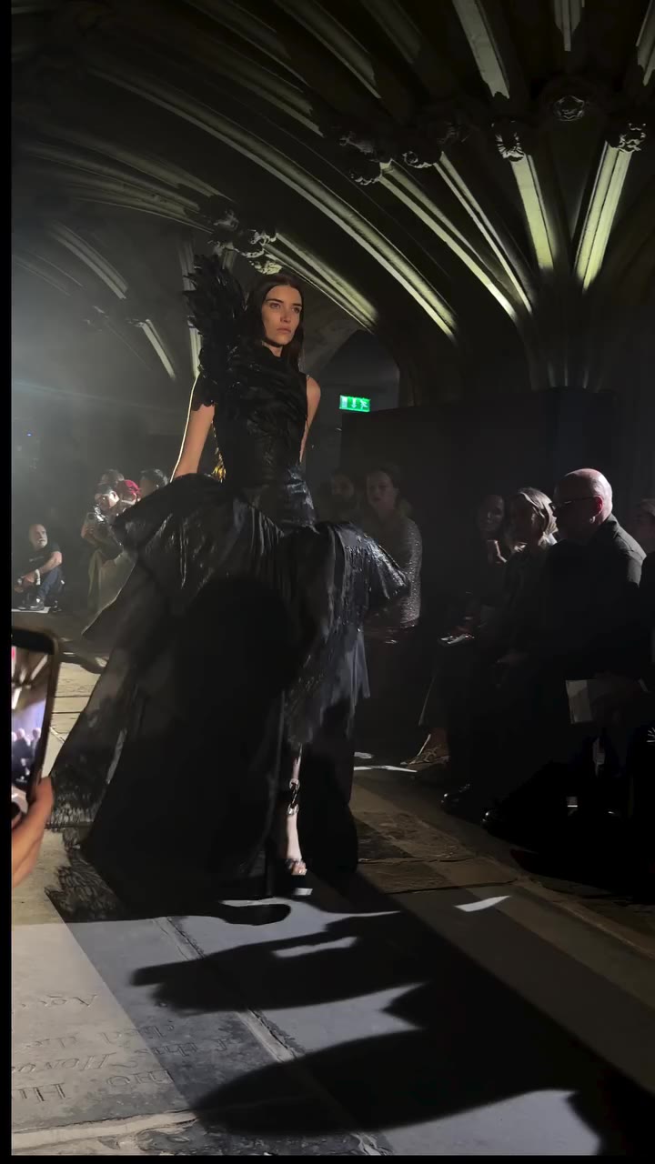 In the undercroft last night with @sean.mcgirr ‘s @alexandermcqueen Truly a…