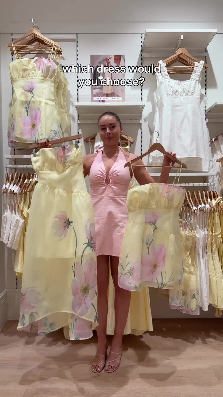 Spring has arrived in-store 😍 Shop the Dove Mini Dress & Eboni Maxi Dress now